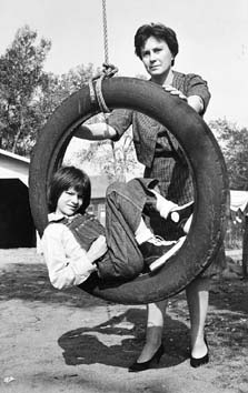 Harper Lee and Mary Badham