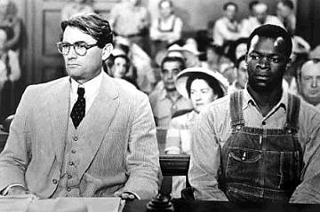 Atticus Finch and Tom Robinson in To Kill A Mockingbird